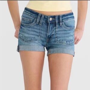 AEROPOSTALE- Low rise midi denim shirts- pocket details- Size:00